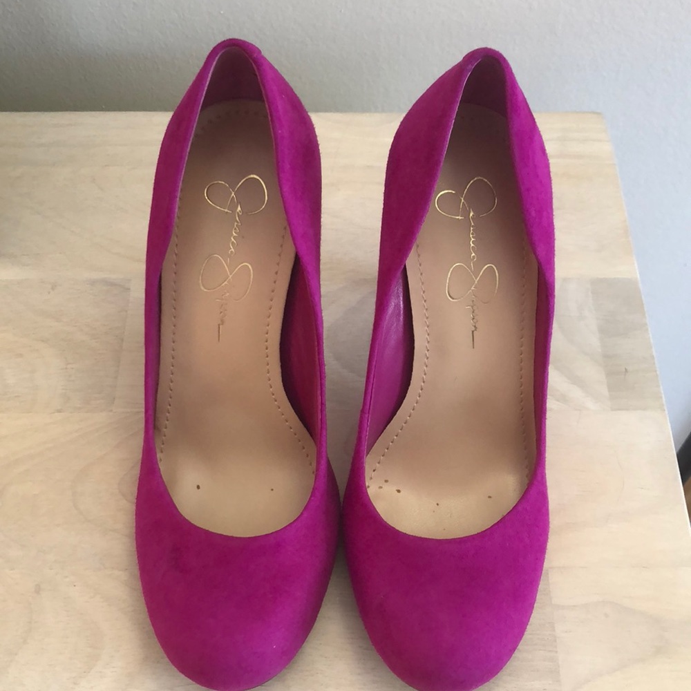Bright Pink Jessica Simpson pumps
